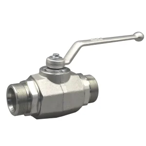 Cost Effective BKH Manual High Pressure Hydraulic Ball Valve 24 Degree Cone Ext Thread SS304 SS316L Carbon Steel