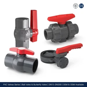 Cpvc Ball Valve Fittings OEM Customizable PVC Valves for Water Media