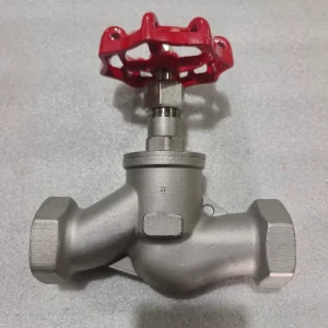 Crocll Customized J11W 16P Globe Valve 316 Stainless Steel Bonnet Chemical Industry Use Customizable Port Connection Sizes