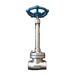 Cryogenic Pneumatic Globe Valve with Long Stem Stainless Steel Low Temperature Socket Welding Stop Valve Shutoff Valves Product