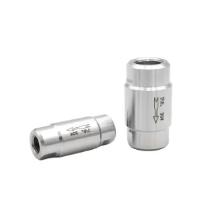 Custom 304 Stainless Steel Check Valve Internal Thread High Pressure Gas Single Check Valve
