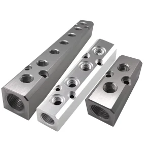 Custom Aluminum Stainless Steel Pneumatic Air Manifold Block Valve Bodies