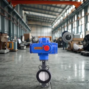 Custom Automatic Actuator WCB Wafer-Type Electric Butterfly Water Flow Control Valve