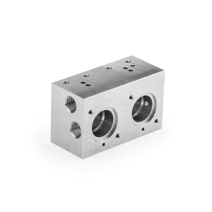 Custom CNC Machined Aluminum Hydraulic Manifold Block Multi Port Control Valve Body Precision for Industrial Hydraulic System