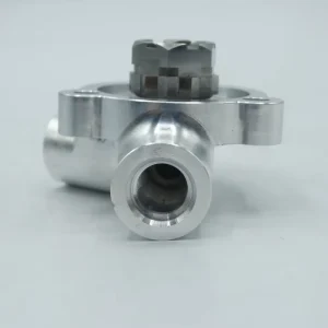 Custom CNC Machining Stainless Steel High Accuracy Valve Body Precision Industrial Fluid Control Component Using Wire Broaching