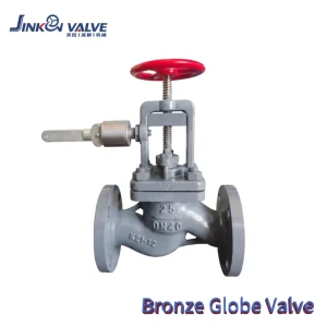 Custom Cast Steel Flanged Manual Globe Valve Extended Stem Remote Handwheel Industrial Pipeline Valve