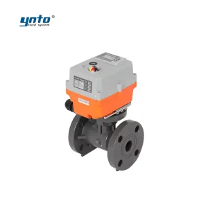 Custom Electric UPVC Ball Valve DN20 DN40 DN100 1/4 1/2 1 2 3 4 6 Inch Motorized Two Way Flanged Industrial Water Control