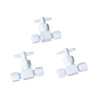 Custom Fabricated Corrosion-Resistant PTFE Valve for Industrial Piping and Chemical Handling Systems
