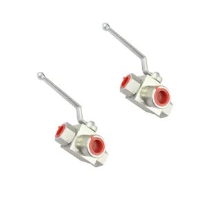 Custom Industrial 3 Way Ball Valve High Pressure Hydraulic Shutoff Valve for Petrochemical Lockable Brass Ball Valve