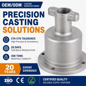Custom Investment Casting Stainless Steel Valve Bodies for Chemical Processing Industry