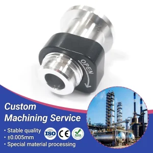 Custom Metal Manual Stop Valve Precision Fluid Pipeline Control Component for Industrial Machinery Use