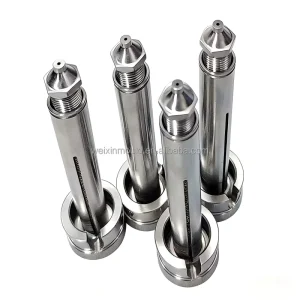 Custom Needle Valve Open Hot Runner Hot Nozzle Body for Injection Mold System