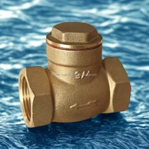 Custom OEM Brass Swing Check Valve 1/2″ 1 1/2″ 1 3/4″ IPS One Way Stop for Water Threaded Ends Brass Check Valve