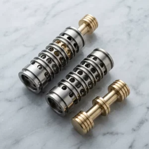Custom Precision Excavator Parts Core Valve Stem and Sleeve Motor Valve for Excavator Valve Assy 5 Axis CNC Machining Parts