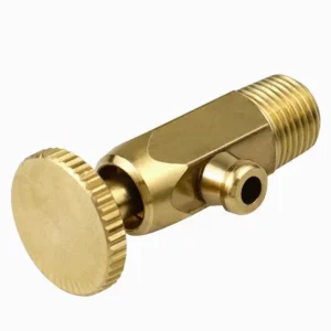 Custom Printed OEM Quality Brass Mini Exhaust Valve DN6 Gas Media Manual Pneumatic Control Panel Cabinet Venting