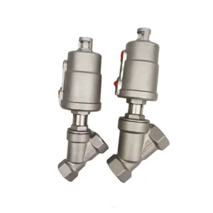 Custom Stainless Steel Pneumatic Angle Seat Valve Body