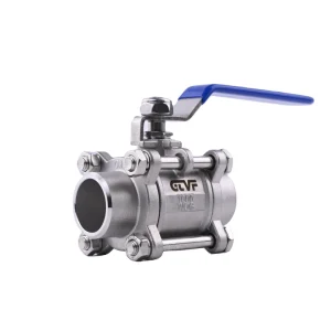 Custom Three-Piece Welded Ball Valve Stainless Steel for Water Media