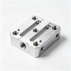 Custom Valve Blocks and Flow Channels OEM Hydraulic Manifold CNC Machining Aluminum 6061 6082