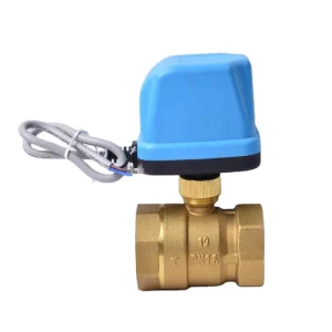 Custom Water Shut-Off Brass Motorized Control Valve Electric Actuator Ball Valve
