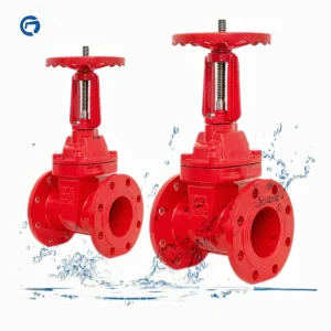Customizable DN100 Ductile Iron Flanged OS&Y Gate Valve Nodular Cast Iron Fire Fighting Water Valve