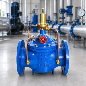 Customizable DN125 Iron Casting Water Application Hydraulic Control Differential Pressure Valve for Pressure Reduction