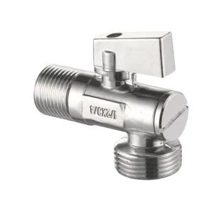 Customizable Household Multifunctional Water Faucet Angle Valve Brass 3 Way Washing Machine Angle Valve with SS Filter