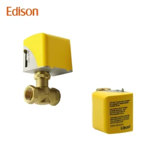 Customizable Motorized Shutoff Stop Valve Electric Actuator OEM ODM Brass Central Air Conditioning Floor Heating Home Commercial
