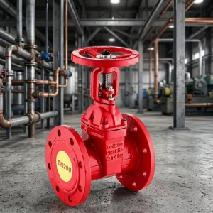 Customizable Multiple Models Durable Cast Iron Material ZSZF4 Q 200 16 m Rising Stem Fire Gate Valve