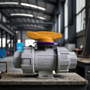 Customizable OEM 1/2″-1″ CPVC Double Union Manual Ball Valves with PN16 Pressure for Water Treatment and Flow Control