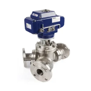 Customizable OEM 3 Way Diverter Ball Valve Y pattern Cast Stainless Steel Body Pneumatic Power for Water Gas Cement Fly Yangmiao
