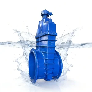 Customizable OEM Heavy Duty Resilient Seated NRS Non Rising Stem Manual Handwheel Large Diameter Cast Iron Flanged Gate Valve