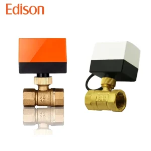 Customizable OEM ODM Electric Actuator Brass Motorized Ball Shutoff Valve DN15 DN20 DN25 Water Central Air Conditioning