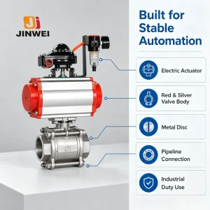 Customizable Preferred High Temperature Pneumatic Three Piece Threaded Ball Valve Ordinary Triple