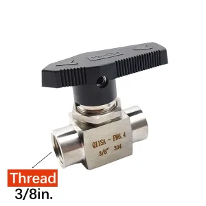 Customizable Stainless Steel Manual Instrument Panel Ball Valve NPT BSPP BSPT Male Female Union Gas Oil Water 1