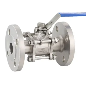 Customize Industrial Stainless Steel Body 3PC Type Flange Ball Valve High Temperature Resistant Ball Valve For Water