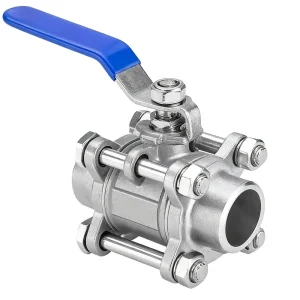 Customized OEM ODM Three-piece Stainless Steel 316/316L/304 Ball Valve Water 1/2” 3/4” 1” NPT