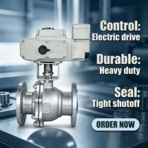 Customized OEM Stainless Steel Electric Actuator High Temperature Automatic Ball Valve for Water Media Ball Valves Product