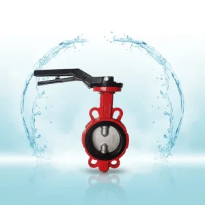 Customized Size Manual Water High Temperature Wafer Butterfly Rubber Seal Lever Hand Butterfly Valve Factory Direct Sale