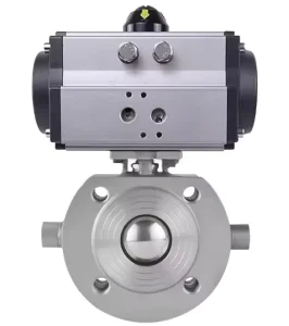 Customized Wafer Style Thin Ball Valve SS316 Body PTFE Metal Seat Manual Operation Flanged Connection for General