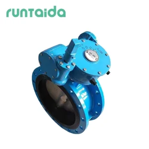 D341X 10 16Q QT450 PN16 DN400 Underground Rubber Seal Double Flange Butterfly Valve
