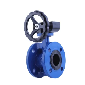 D341X 16Q Fire Safety Flanged Angle Turbine Butterfly Valve