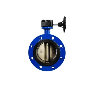 D341X Flanged Butterfly Valve Wafer Type Manual Stainless Steel Water Valve with 3 in Port Size