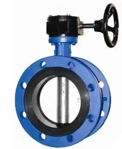 D343H 6C Manual Flange Connection Double Eccentric Butterfly Valve Oil Water Gas Control Epoxy Resin Coated