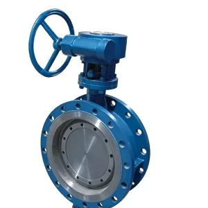 D343H Cast Steel Three Eccentric Hard Sealing Butterfly Valve Worm Gear Flange High Temperature and High Pressure Zero Leakage