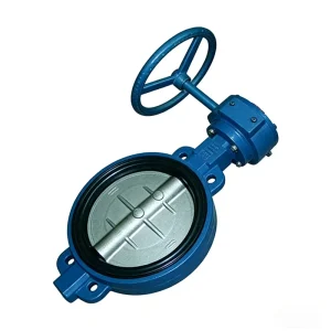D371X 16Q Carbon Steel Valve Body Stainless Steel Valve Plate Turbine Flange Clamp Type Butterfly Valve for Water Medium