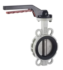 D371X Worm Gear Wafer Butterfly Valve Durable High Flow Rate CE Certified for Industrial Fluid Control System