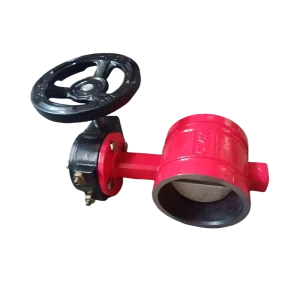 D381-16Q Fire Fighting Grooved End Butterfly Valve for Fire Protection System PN10/16 DI Grooved Type