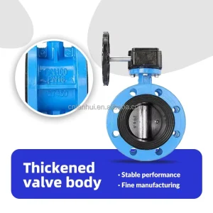 D41X Electric Flanged Butterfly Valve DN50 DN300 PN10 PN16 Ductile Iron Motorized Butterfly Valve for Water System