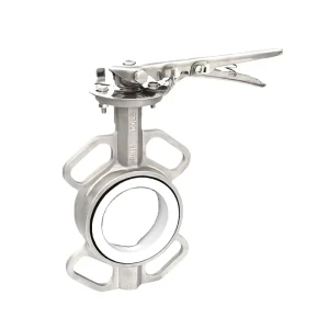 D71F 16P Zero Leakage Stainless Steel Manual Butterfly Valve PTFE Soft Seal Wafer Type for Water Media