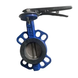 D71X 16Q Manual Centerline Butterfly Valve Hand clamped Soft Sealed Ductile Iron for Water Conservancy Projects